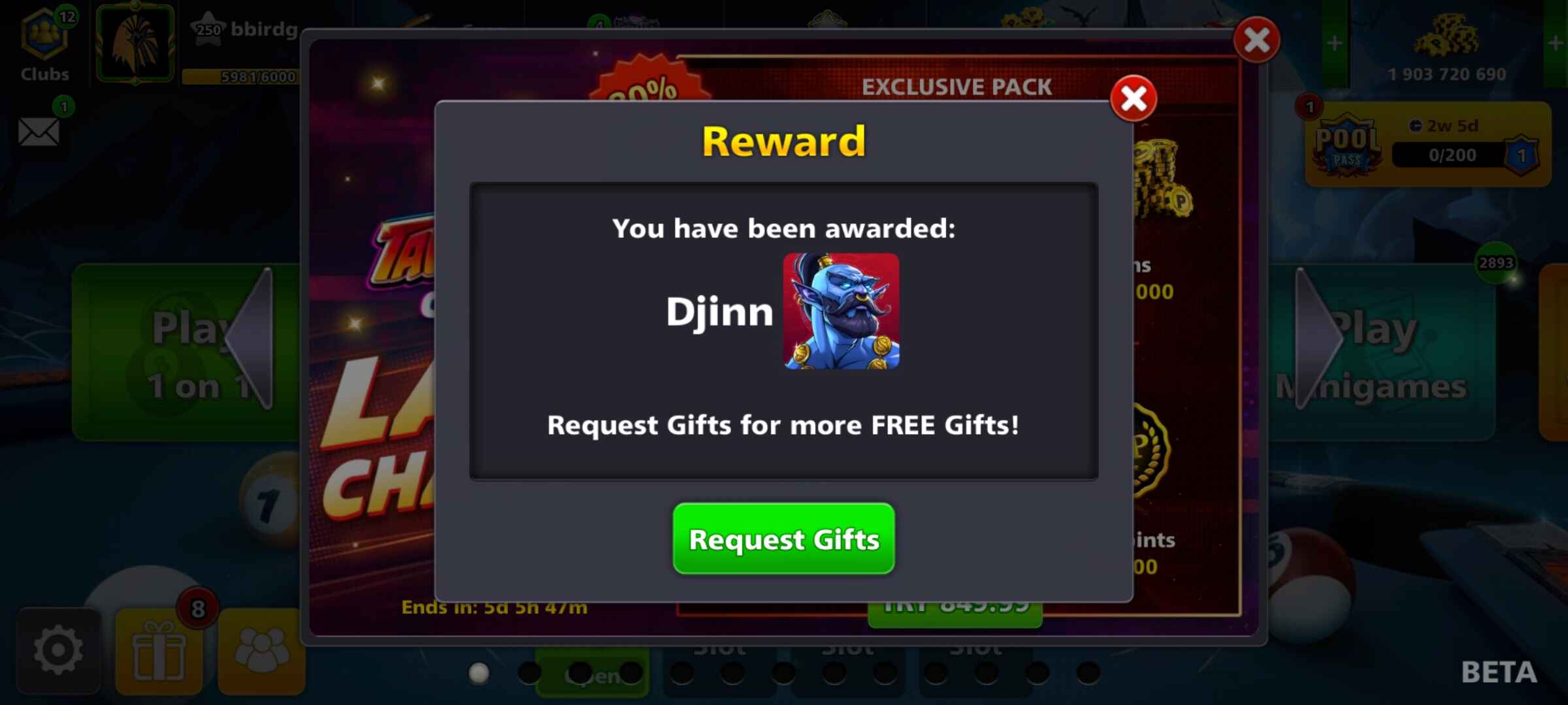 🔴 Claim FREE Djinn Avatar | 8 Ball Pool