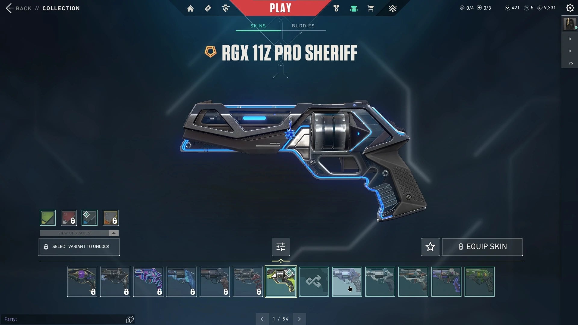 Level 494 Large Skins Collection - Immortal Peak | VALORANT Account