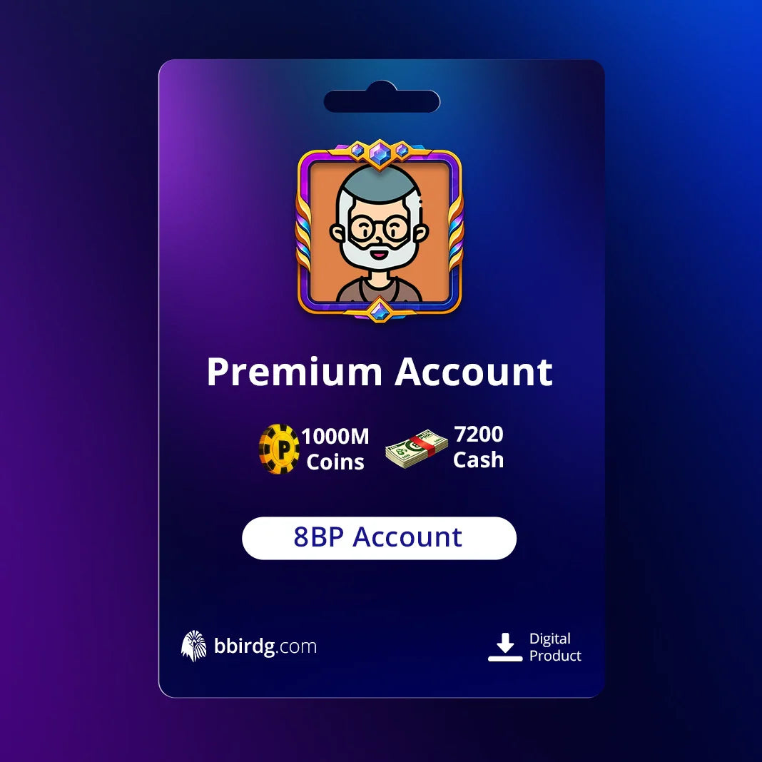 1 Billion Coins & 7200 Cash | 8 Ball Pool Account