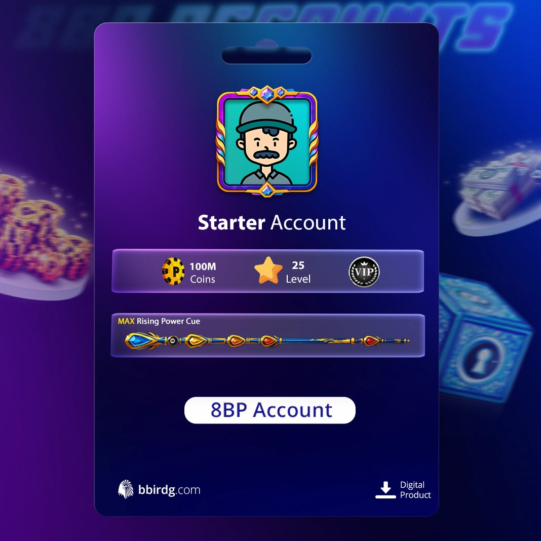 100 millones de monedas y 1 taco Max | Cuenta de 8 Ball Pool