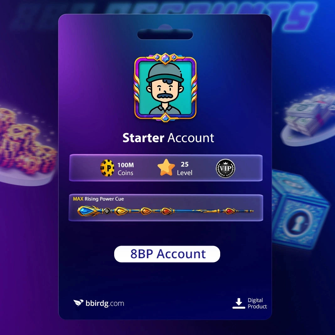 100 millones de monedas y 1 taco Max | Cuenta de 8 Ball Pool
