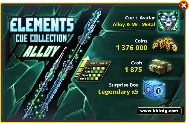 Alloy Cue - Elements Collection | 8 Ball Pool - BlackBird Store