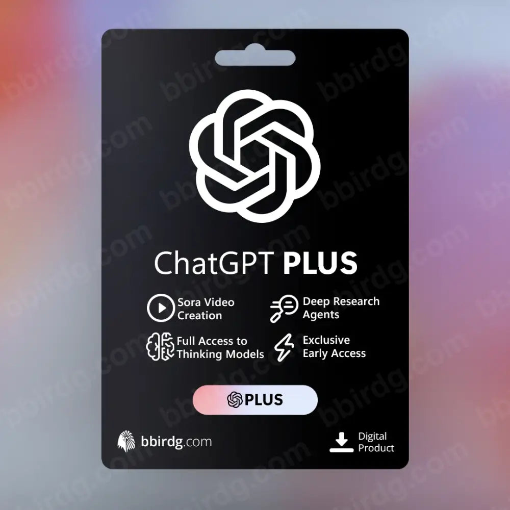 ChatGPT Plus - 1 & 12 Months | Personal Account