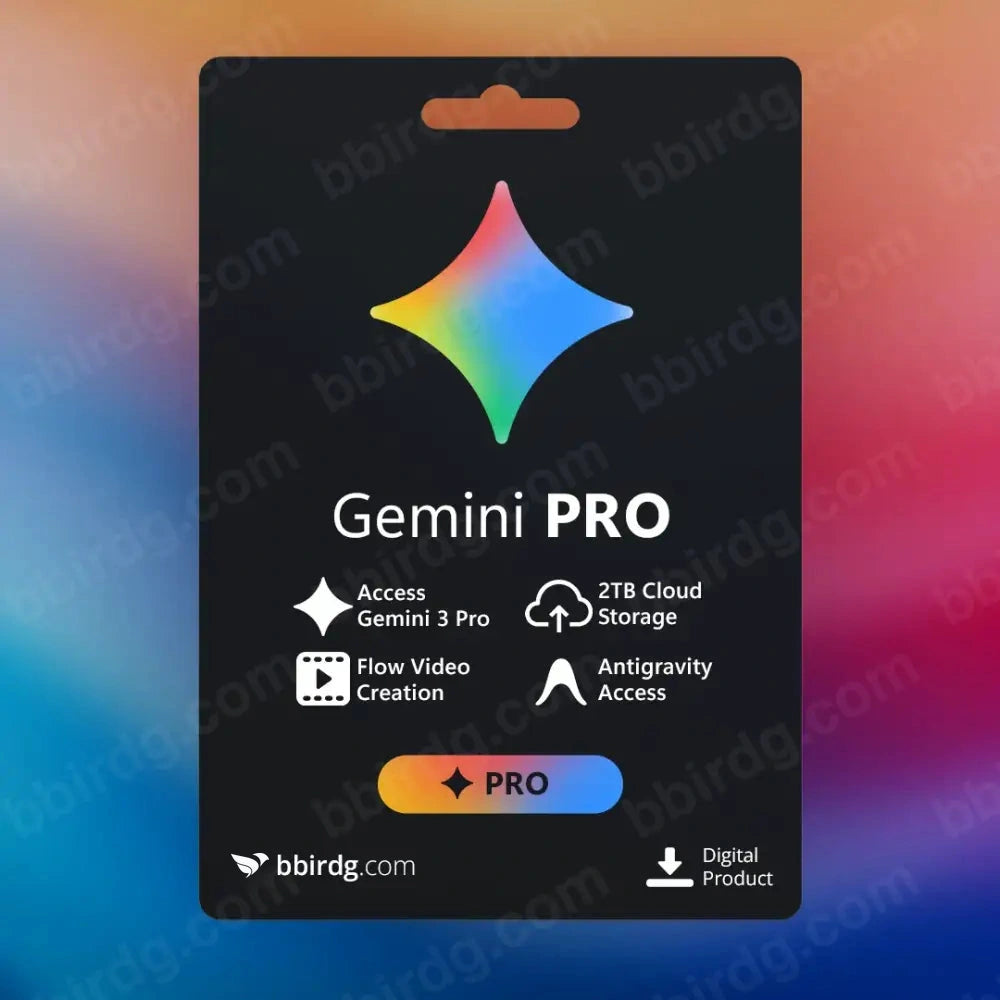 Google Gemini Pro - 12 Months th Personal account 1 Month