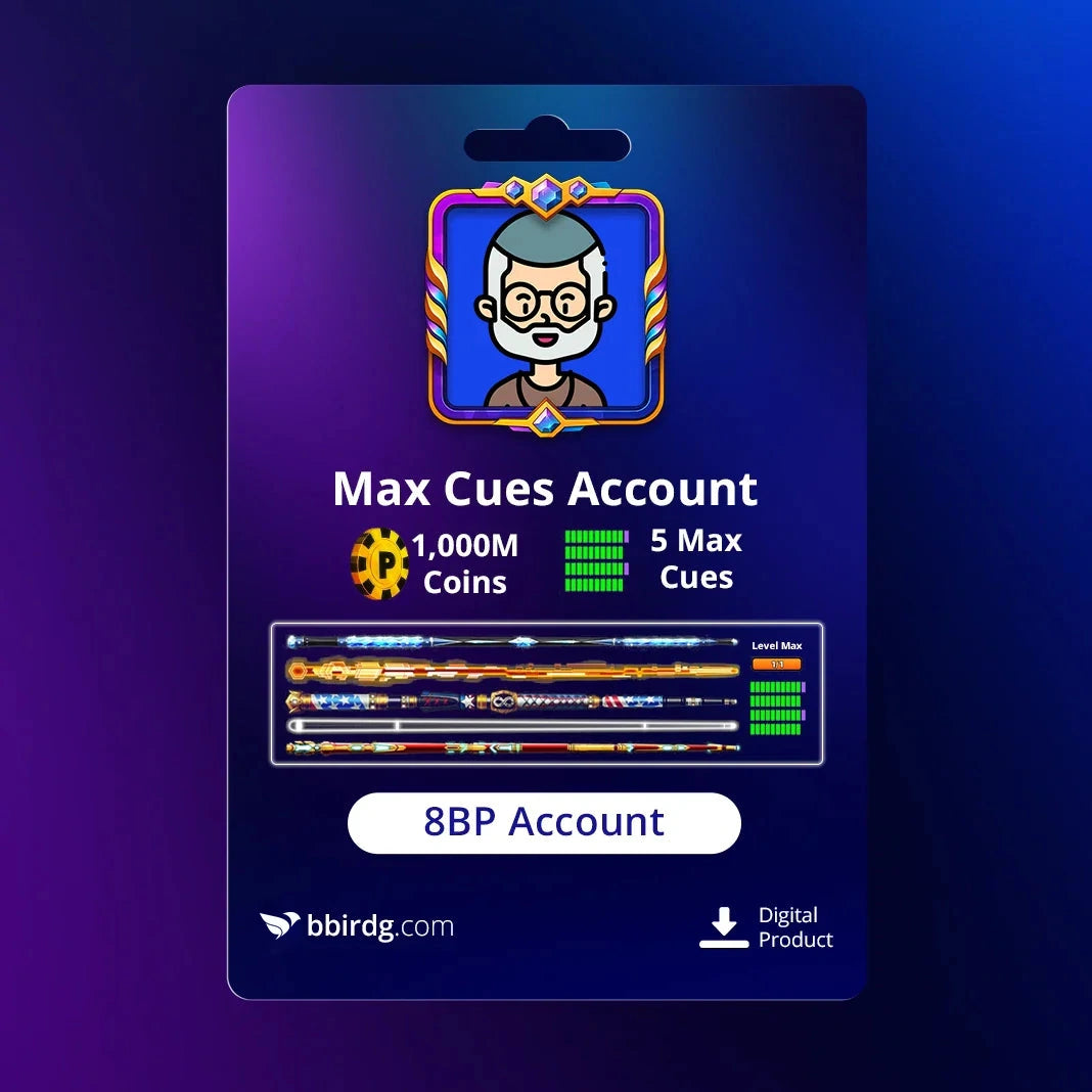 1 miliardo di monete & 5 Cue maxed | 8 conto piscina a sfera