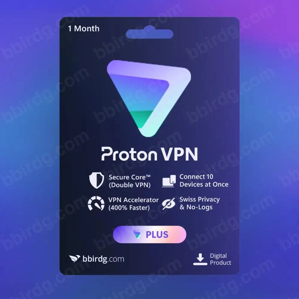 Proton VPN Plus - 1 Month th Personal account 1 Month