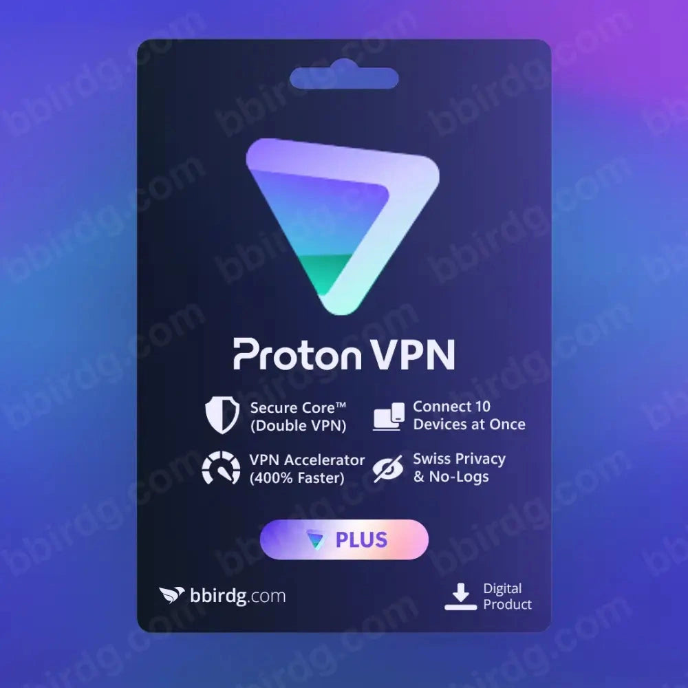 Proton VPN Plus - 1 Mes Silencio Cuenta Personal 1 Mes