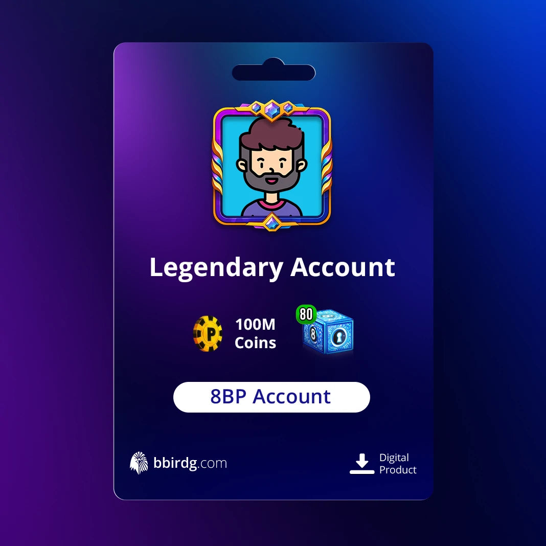 100 Million Coins & 80 Legendary Box | 8 Ball Pool Account