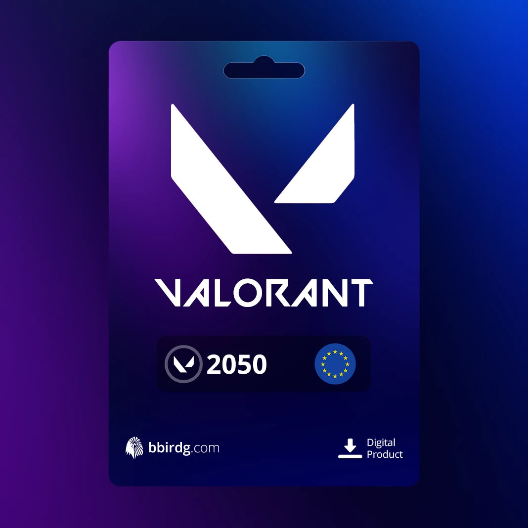 Valorant Points (VP) - Gift Card (E-Pin) | EU Region - 2050 VP Points