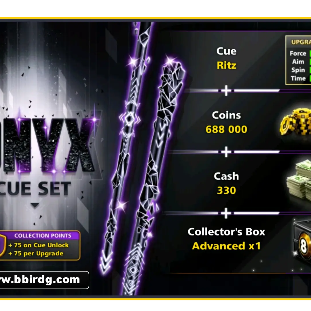 Ritz Cue - Dnyx Cue Set | 8 Ball Pool - BlackBird Store