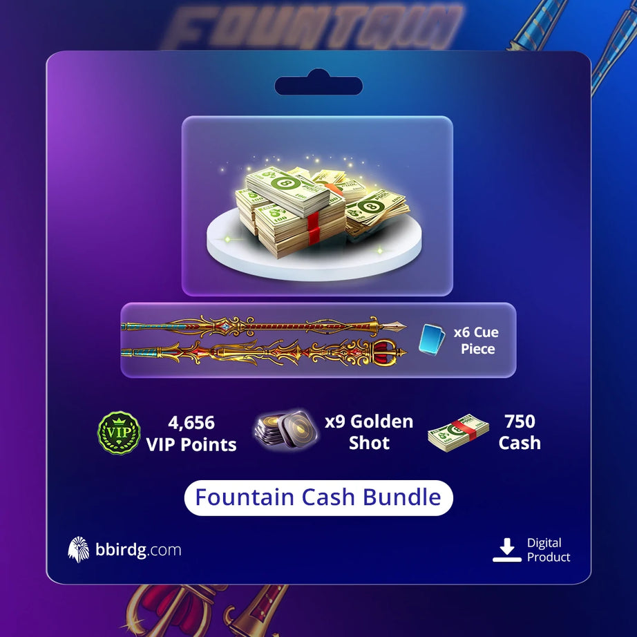 Fountain 750 Cash Bundle | 8 Ball Pool