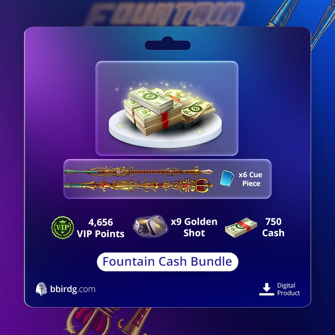 Fountain 750 Cash Bundle | 8 Ball Pool