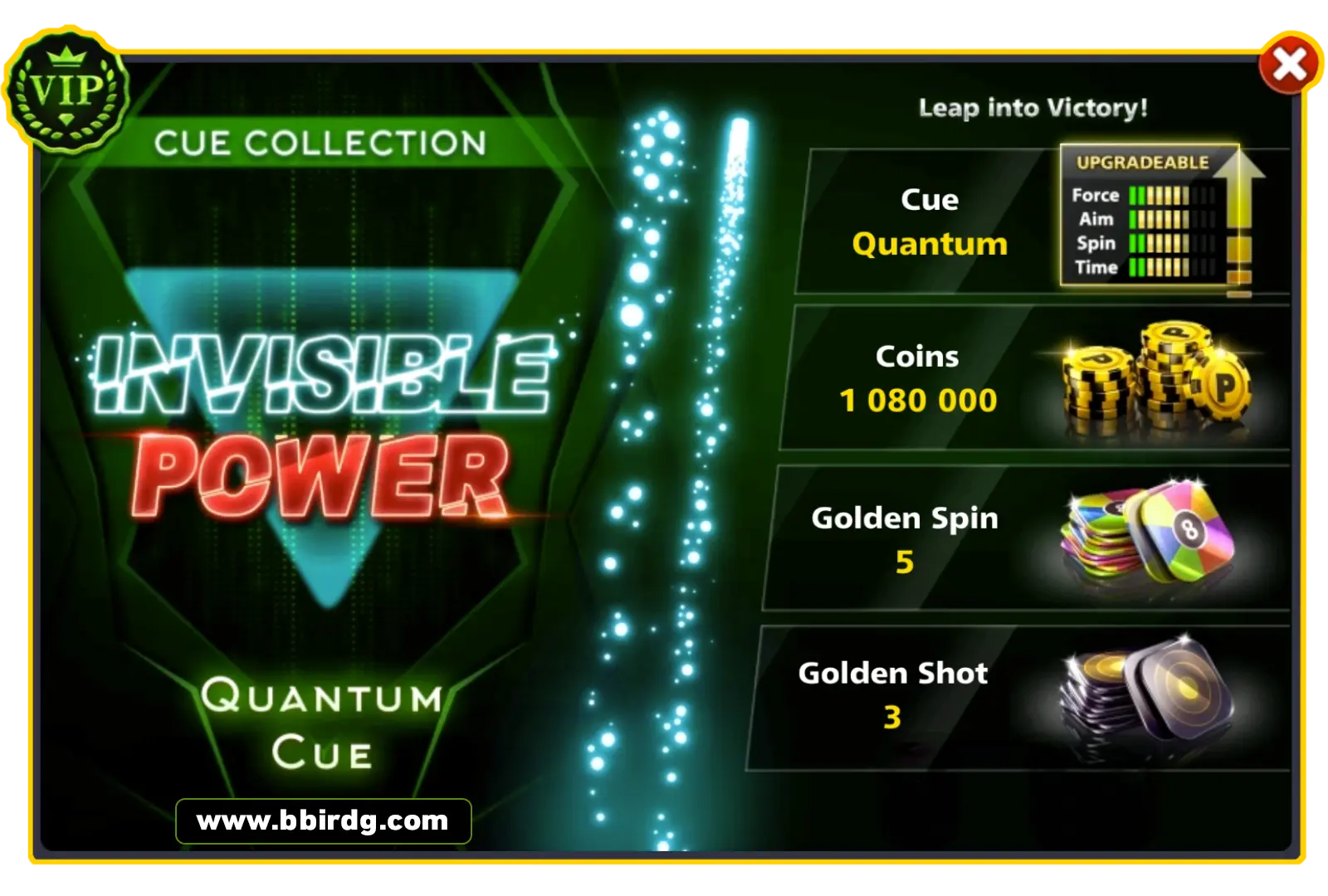 Quantum Cue - Invisible Power | 8 Ball Pool – BlackBird Store