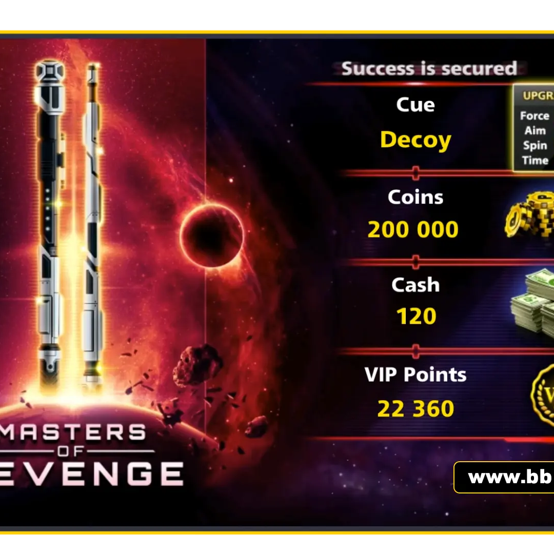 Decoy Cue - Master Of Revenge | 8 Ball Pool - BlackBird Store
