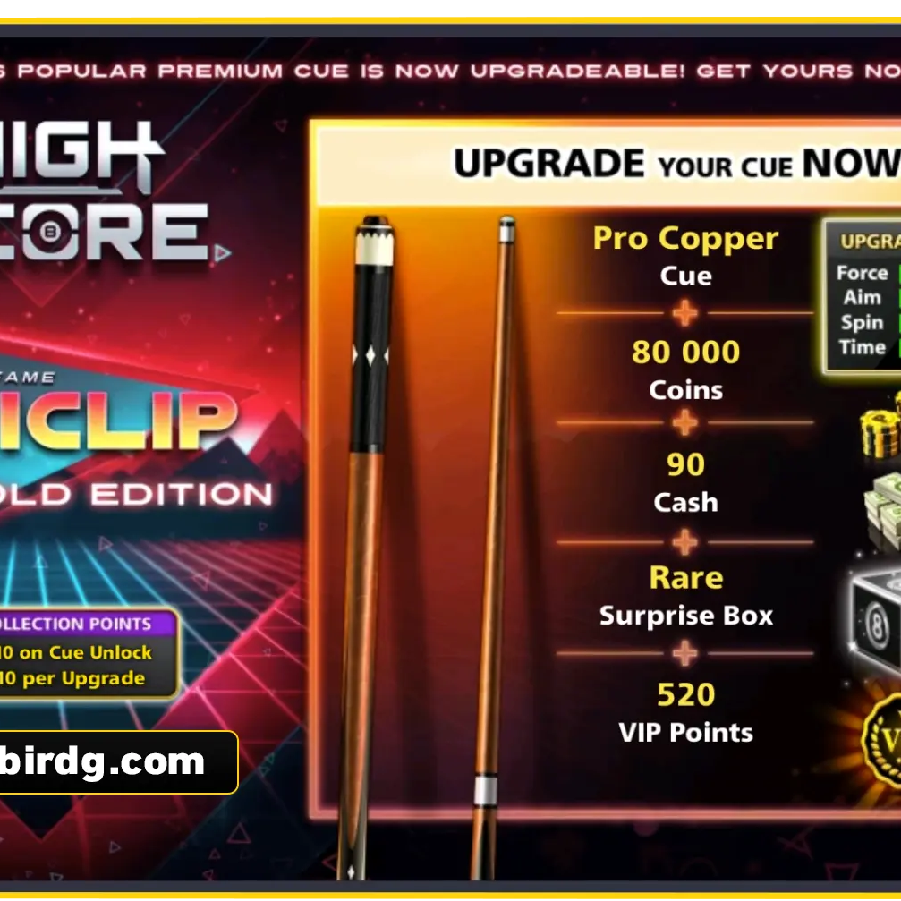 Pro Copper Cue - Most Sold Edition | 8 Ball Pool - BlackBird Store