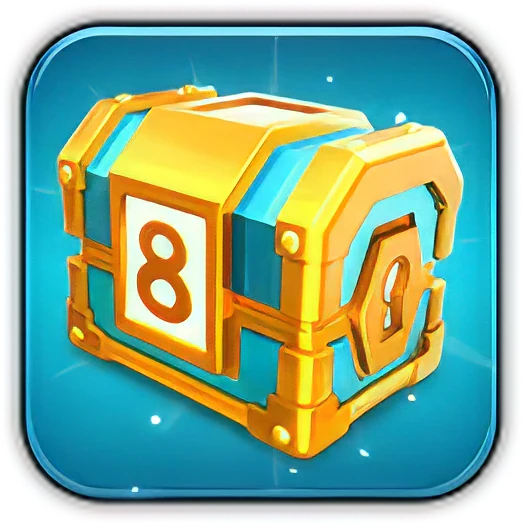 70 Pieces Treasure Box | 8 Ball Pool