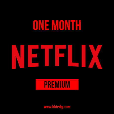 Netflix (Premium) - 1 Month - BlackBird Store