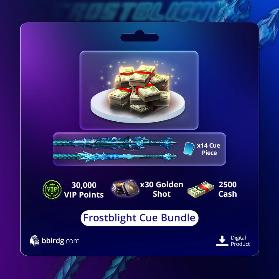 2500 Cash con el Paquete de Taco Frostblight | 8 Ball Pool