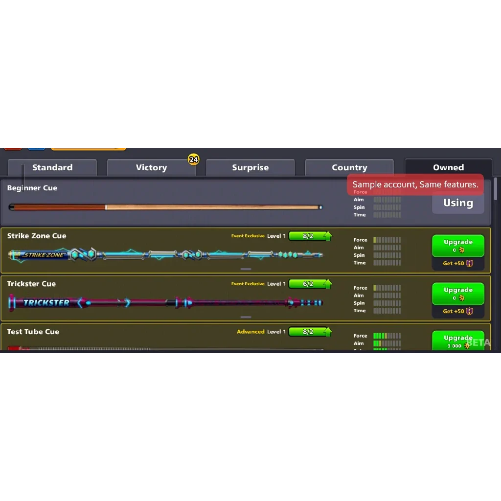 100 Million Coins 5000 Cash | Starter Miniclip Account | 8 Ball Pool