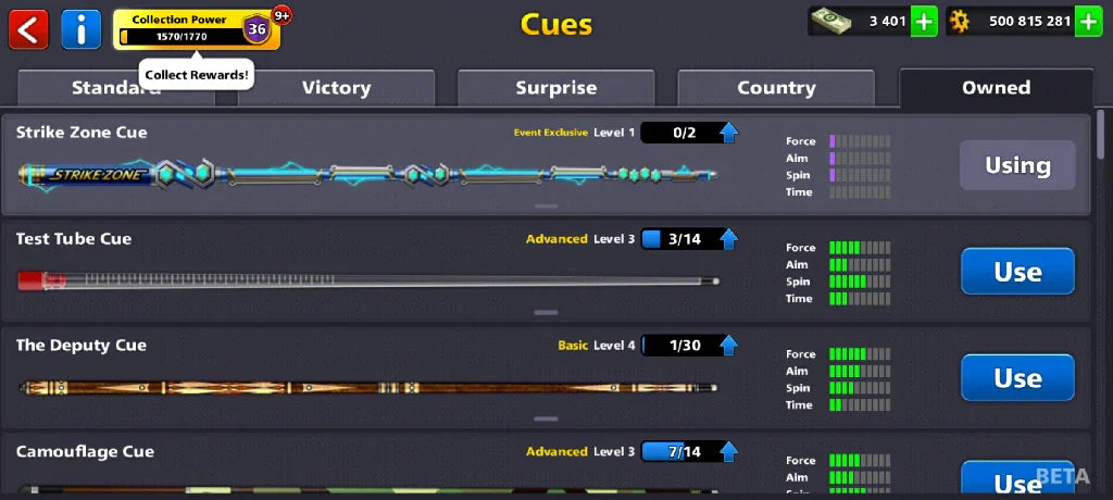 x100 Legendary Box, 500 Million Coins, 3000 Cash | Miniclip Account | 8 Ball Pool - BlackBird Store