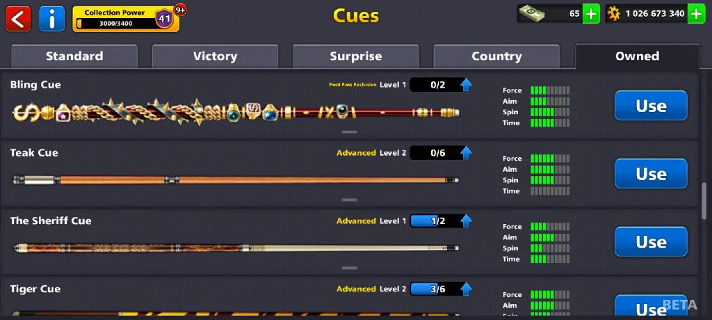 1 Billion Coins & 10 Legendary Cues | Elite Miniclip Account | 8 Ball Pool - BlackBird Store