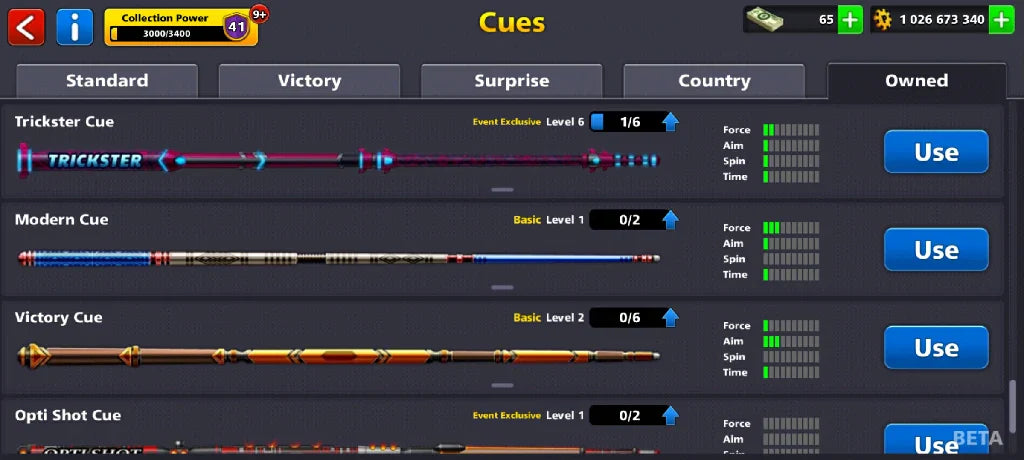 1 Billion Coins & 10 Legendary Cues | Elite Miniclip Account | 8 Ball Pool - BlackBird Store