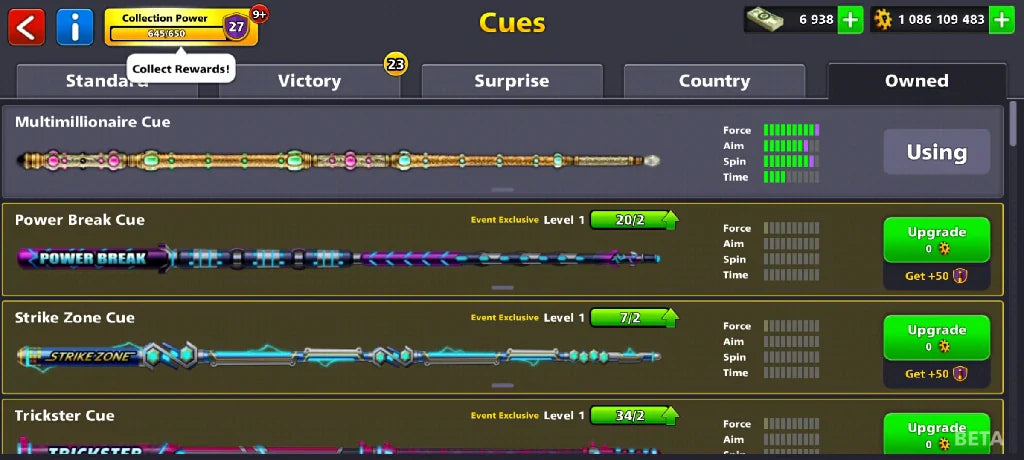 1 Billion Coins & 6900 Cash | 8 Ball Pool Account