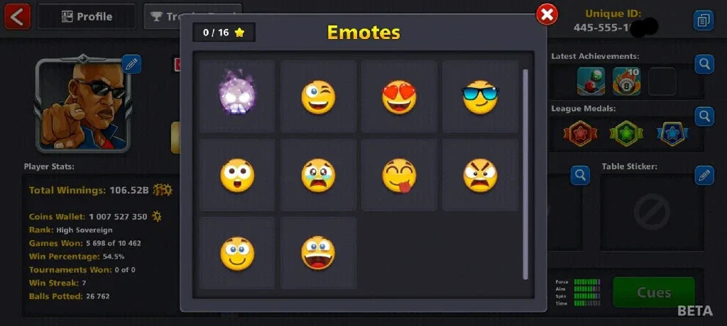 1 Billion Coins & 3300 Cash | 8 Ball Pool Account