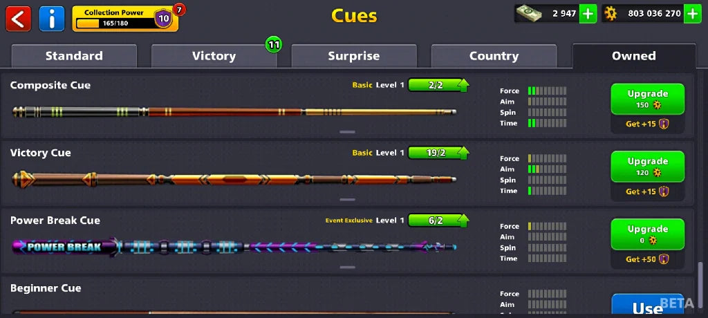 800 Million Coins & 2900 Cash | 8 Ball Pool Account