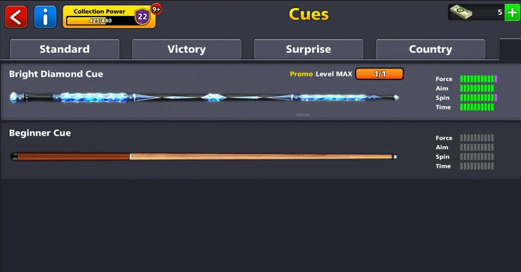 0-1 Billion Coins & 80 Legendary Box with Max Cue | 8 Ball Pool Account