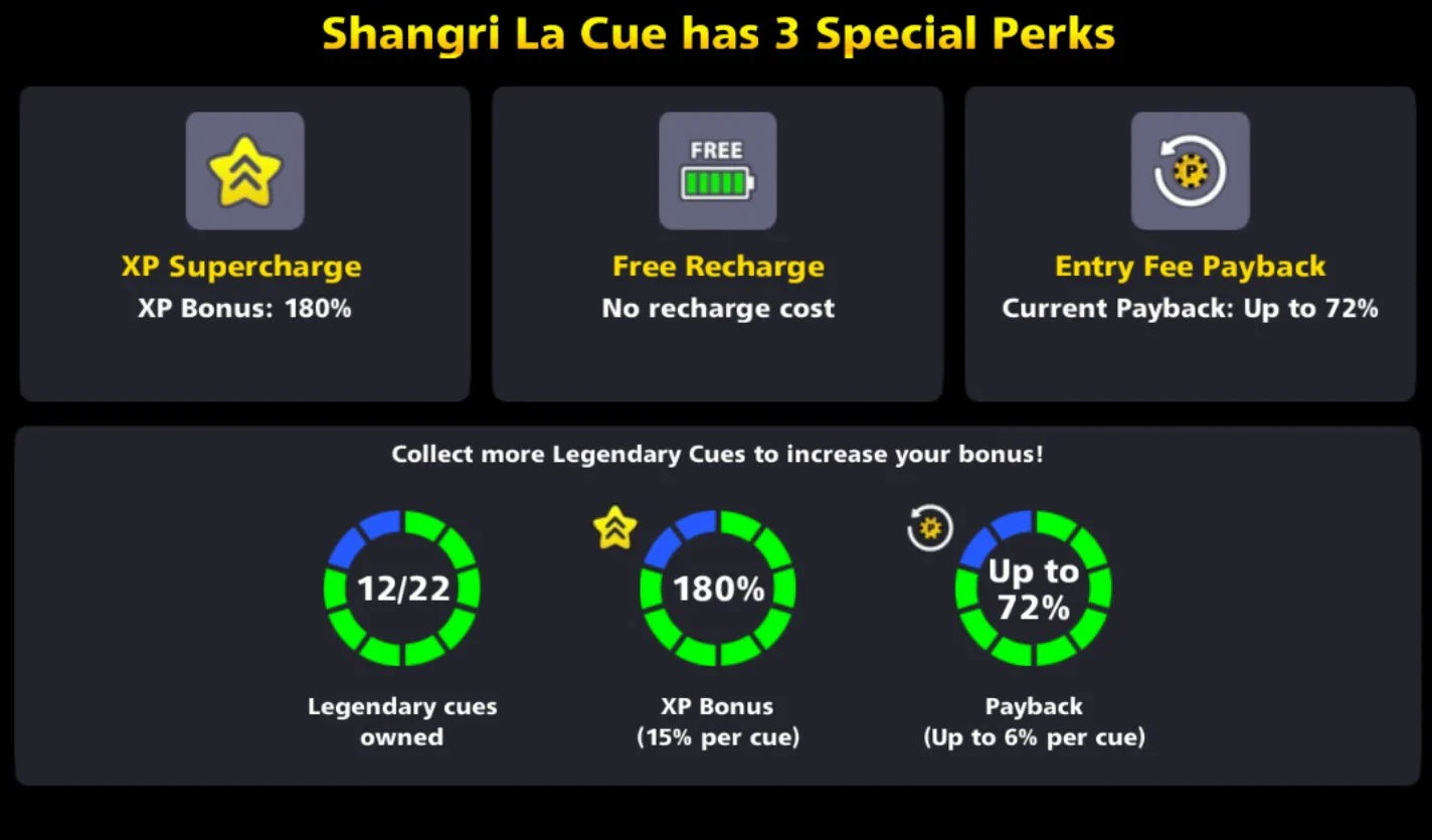 2 Billion Coins & 12 Legendary Cues | Diamond VIP 8 Ball Pool Account