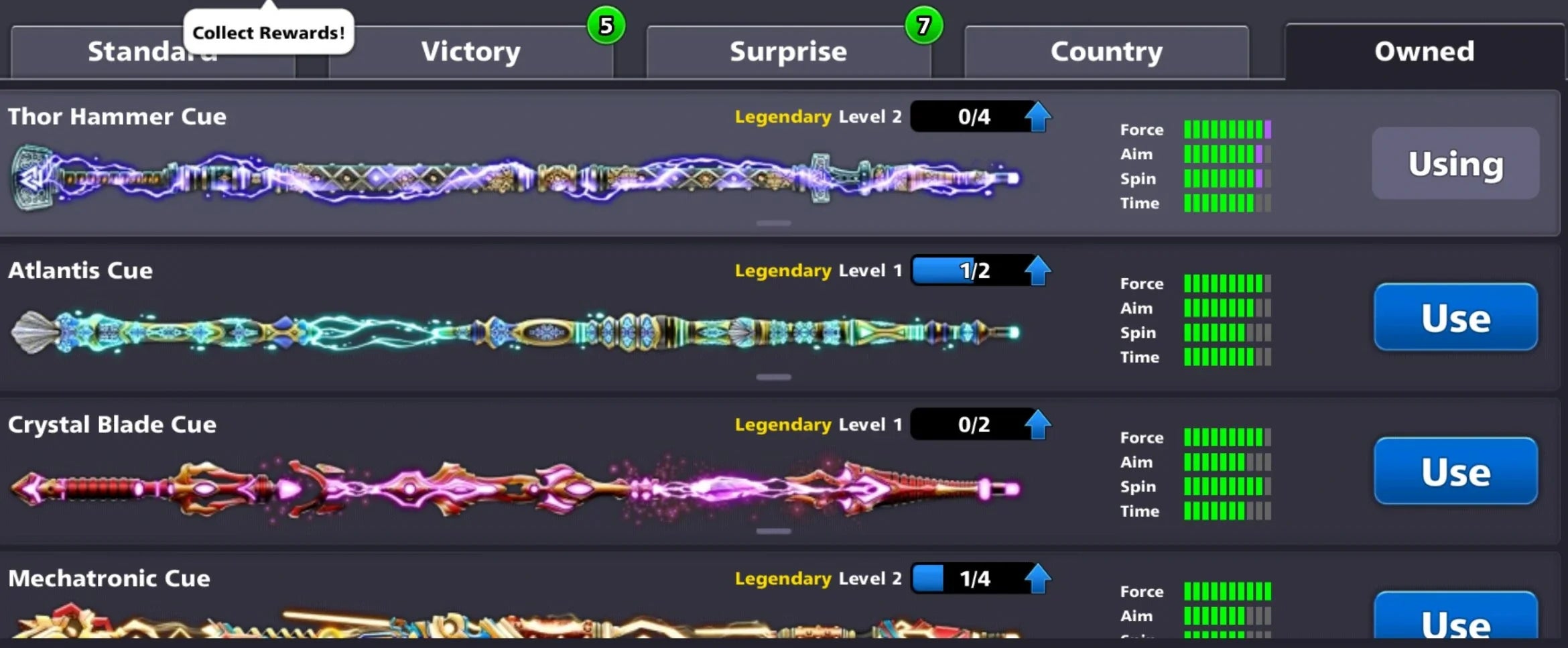 1 Billion Coins & 11 Legendary Cues | Diamond VIP 8 Ball Pool Account