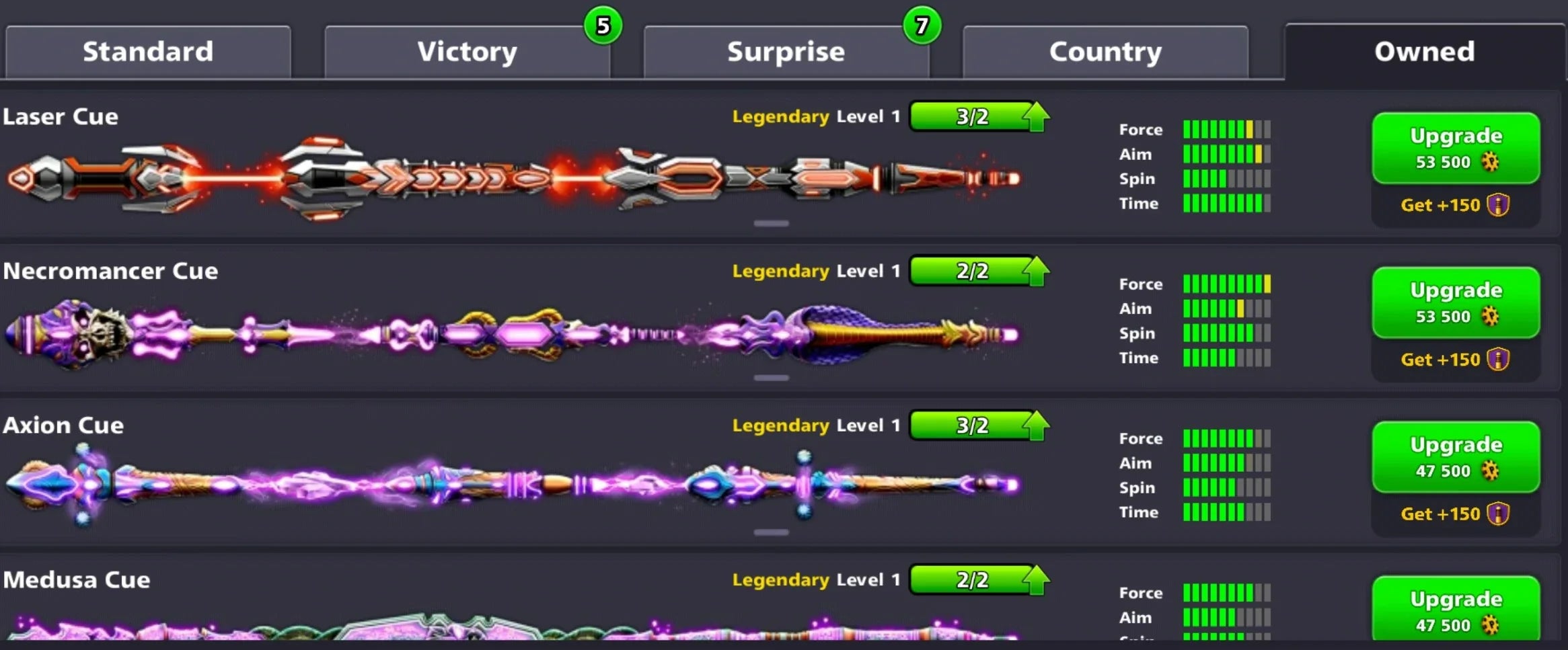 1 Billion Coins & 11 Legendary Cues | Diamond VIP 8 Ball Pool Account