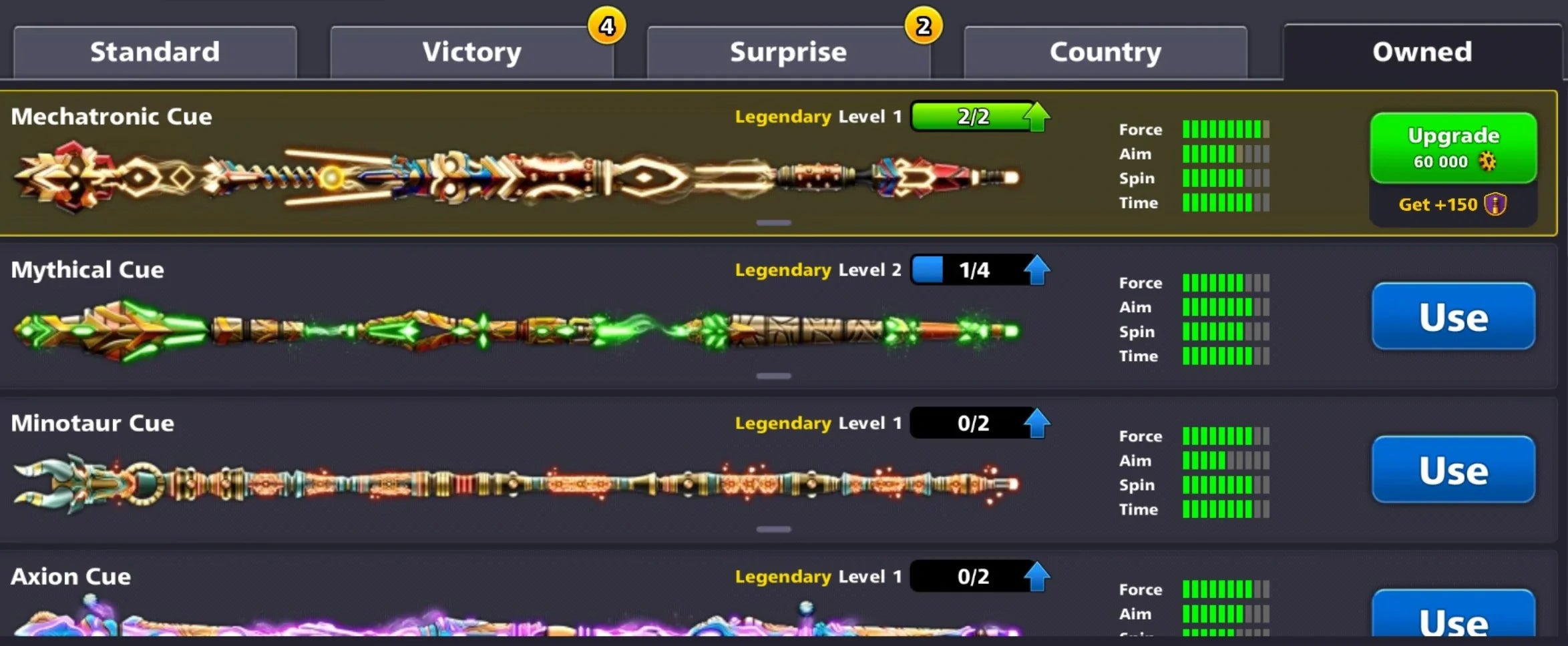 800 Million Coins & 11 Legendary Cues | Diamond VIP 8 Ball Pool Account