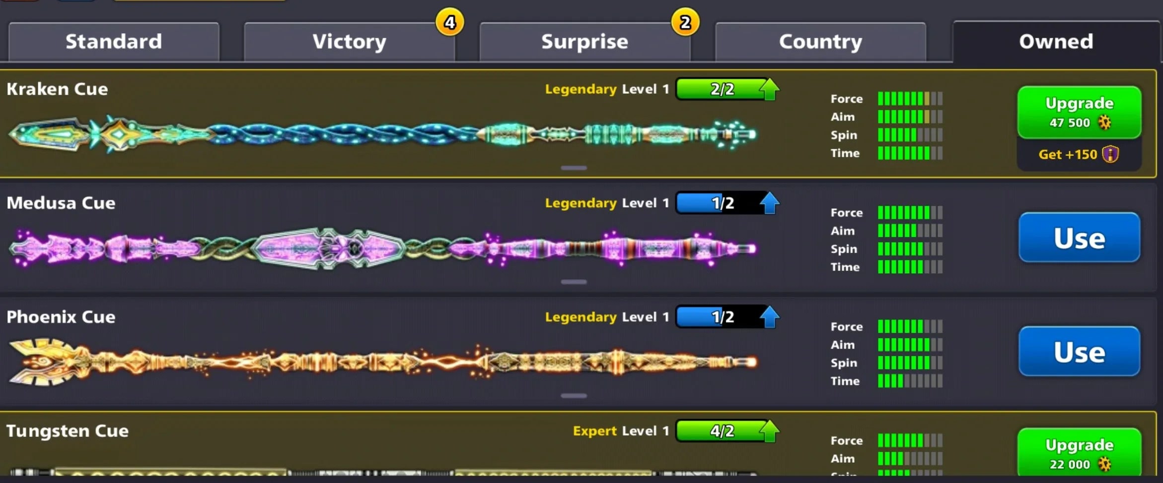 800 Million Coins & 11 Legendary Cues | Diamond VIP 8 Ball Pool Account