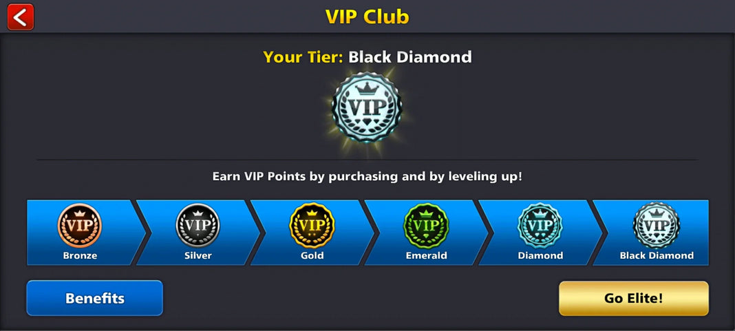 7.7 Billion Coins 2 Maxed Cues & 13 Legendary | Black Diamond 8 Ball Pool Account