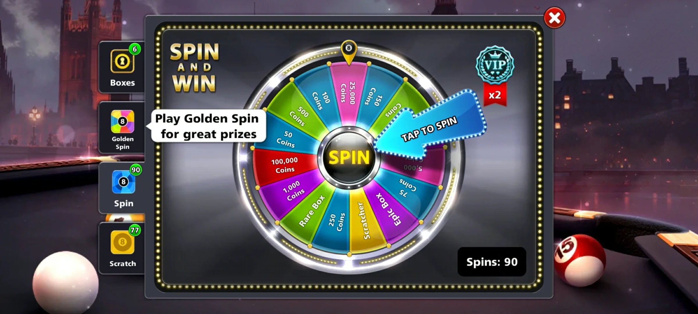 3.3 Billion Coins & 15 Legendary | Diamond 8 Ball Pool Account