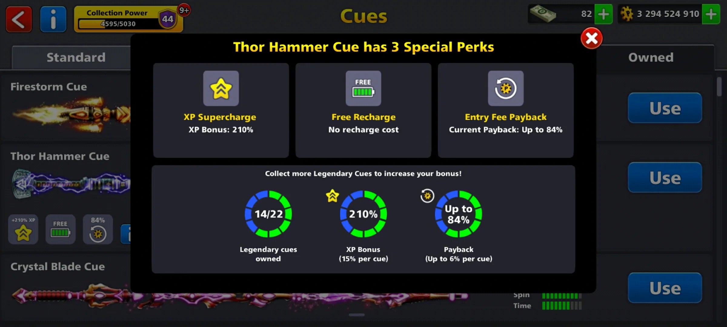 3.3 Billion Coins & 15 Legendary | Diamond 8 Ball Pool Account