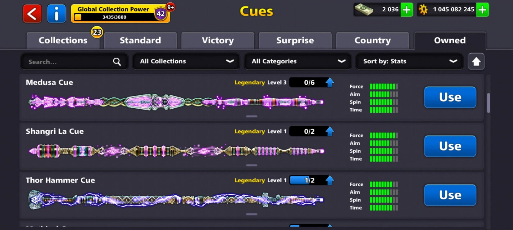 Cuenta de 8 Ball Pool | 1 Billón de Monedas | 15x Tacos Legendarios