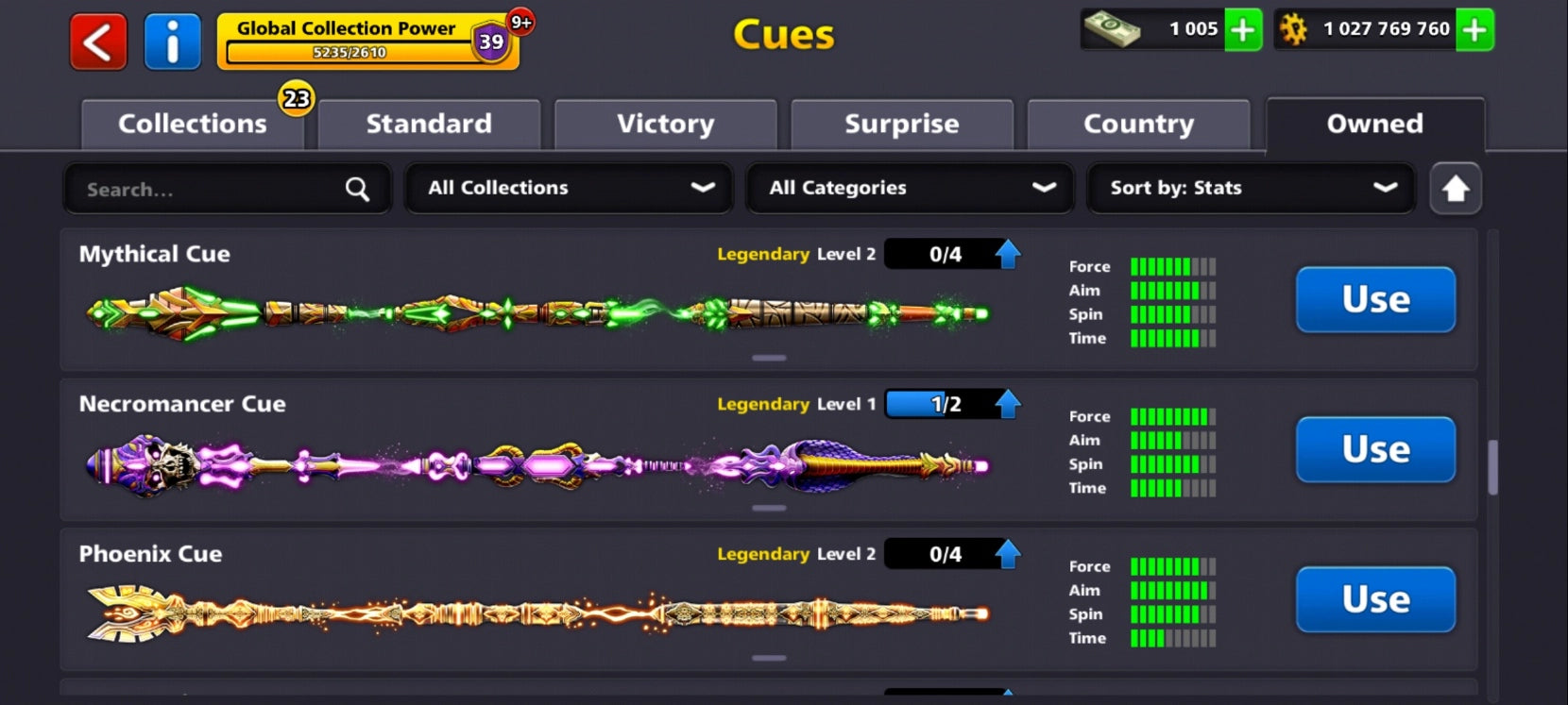 Cuenta de 8 Ball Pool | 1 Billón de Monedas | 18x Tacos Legendarios