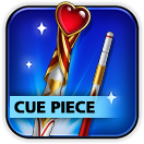 Queen of Hearts Cue Piece