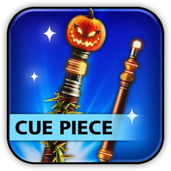 Halloween Pumpkin Cue Piece