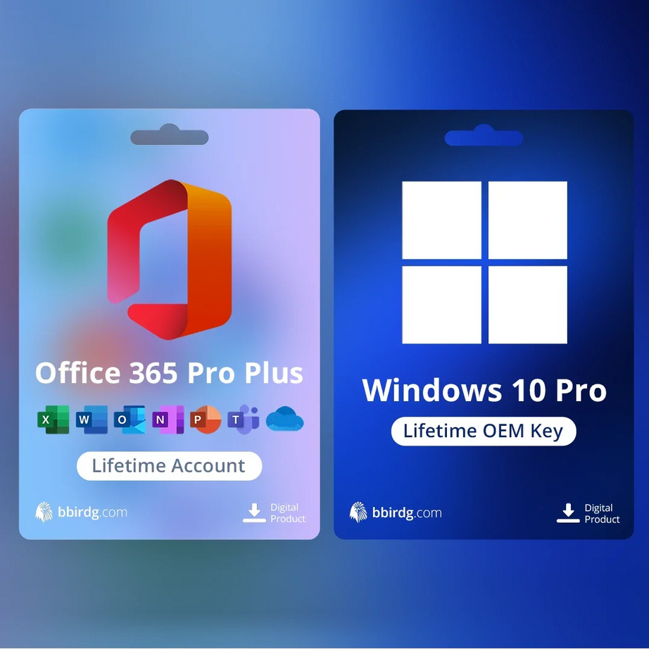 Clave de Microsoft Windows 10 Pro + Cuenta Office 365 