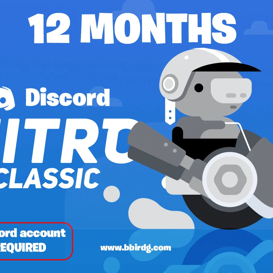 Discord Nitro Classic - 1 Year - BlackBird Store