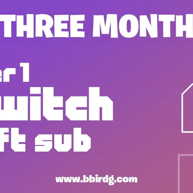 Twitch Gift Sub - Tier 1 | 3 Month