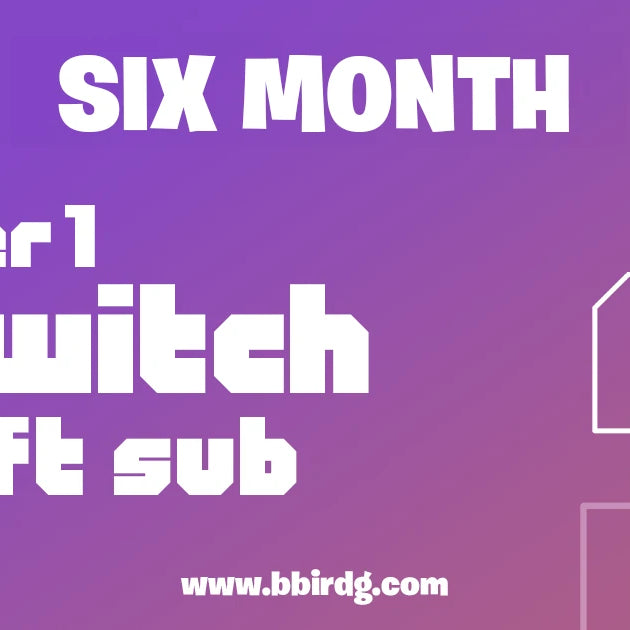 Twitch Gift Sub - Tier 1 | 6 Month