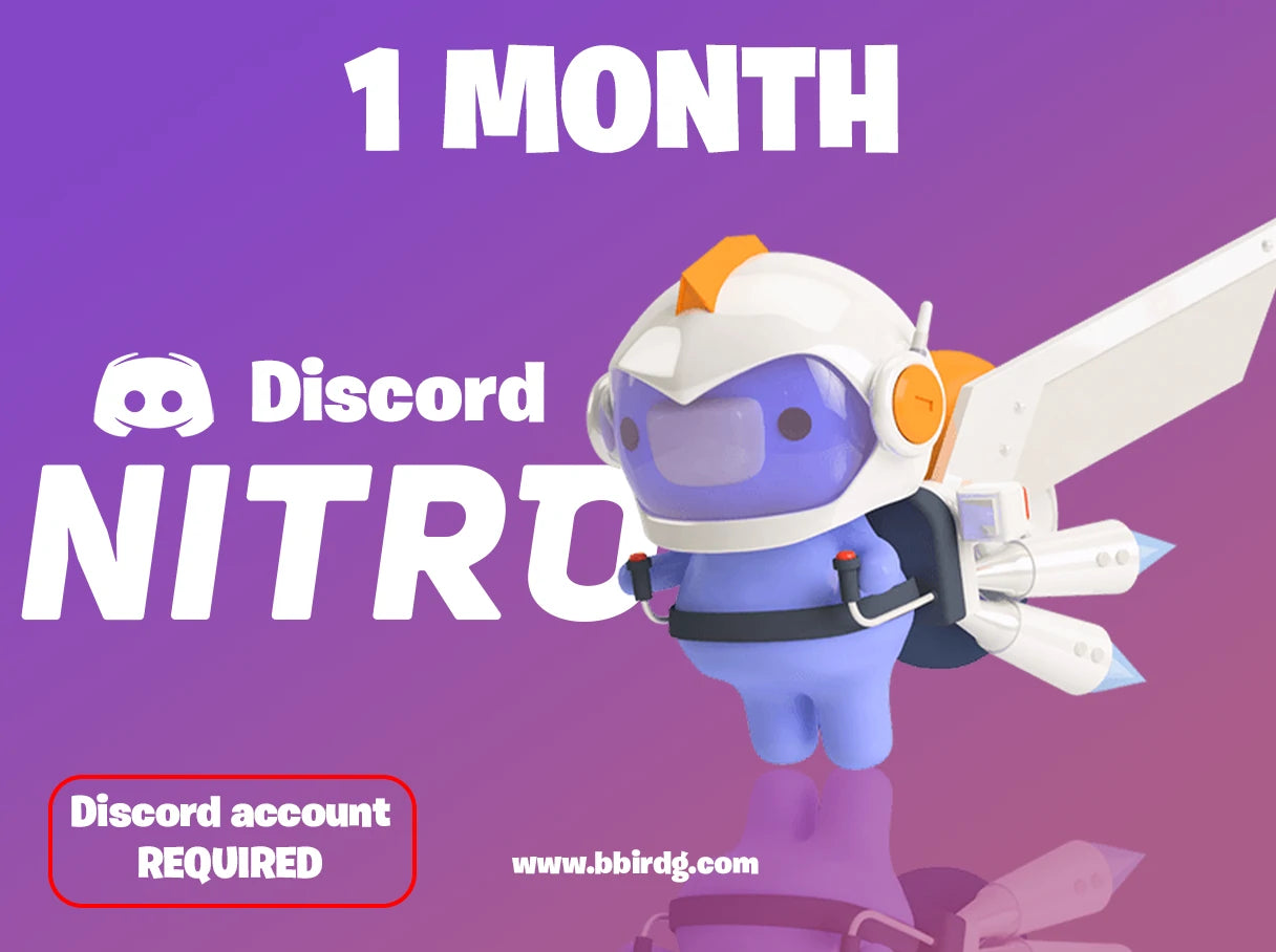 Discord Nitro - 1 Month - BlackBird Store