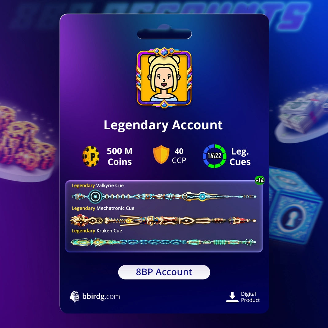 500M Monedas | x14 Tacos Legendarios | Cuenta de 8 Ball Pool