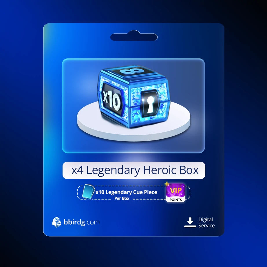 Caja heroica legendaria x4 | 8 Ball Pool